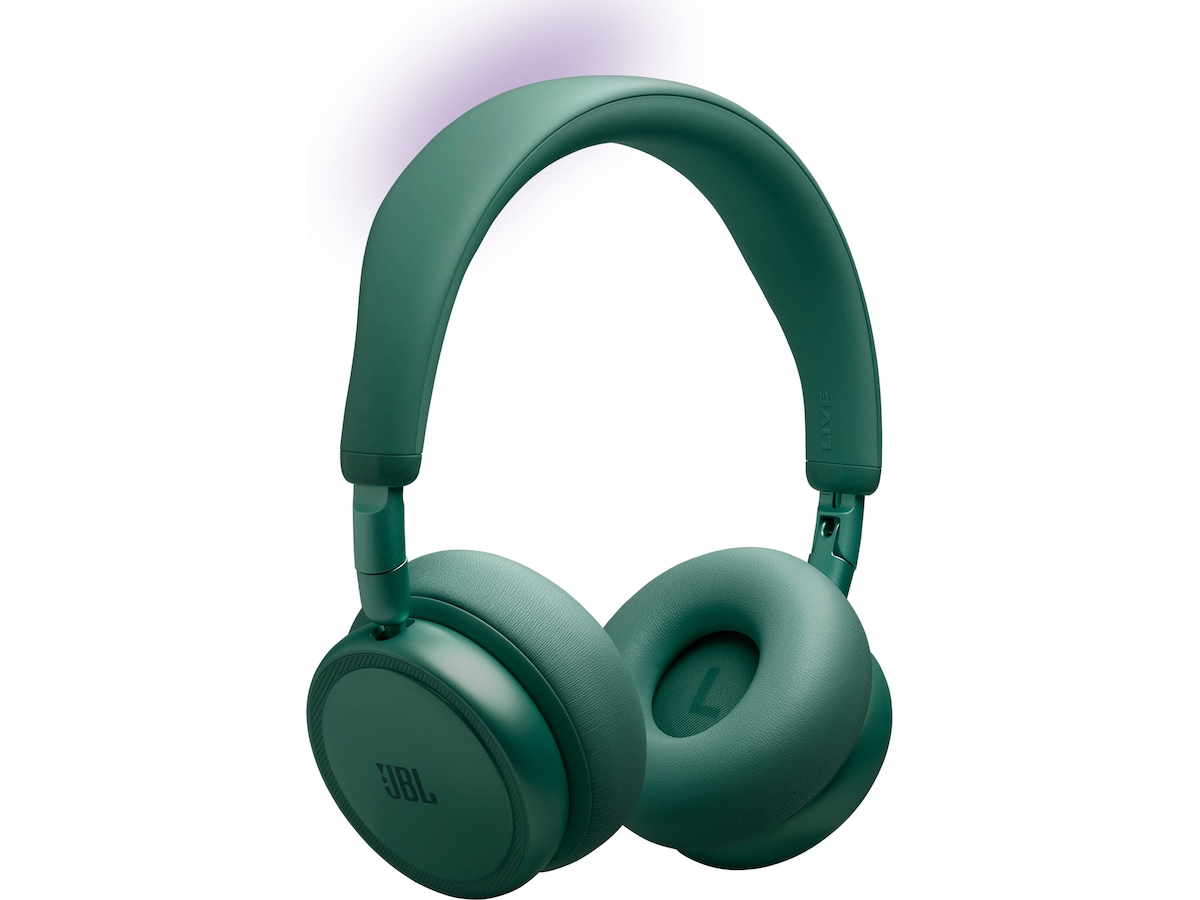 JBL LIVE 680NC Trådløse on-ear hovedtelefoner (grøn) Høretelefoner
