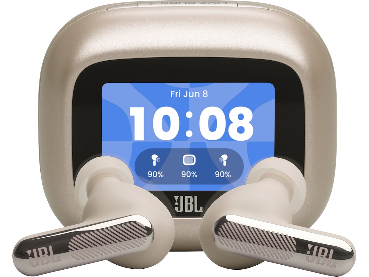 JBL Live Beam 4 trådløse ørepropper (champagne) In-ear høretelefoner