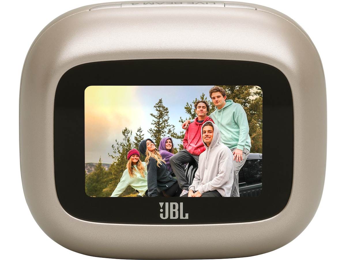 JBL Live Beam 4 trådløse ørepropper (champagne) In-ear høretelefoner