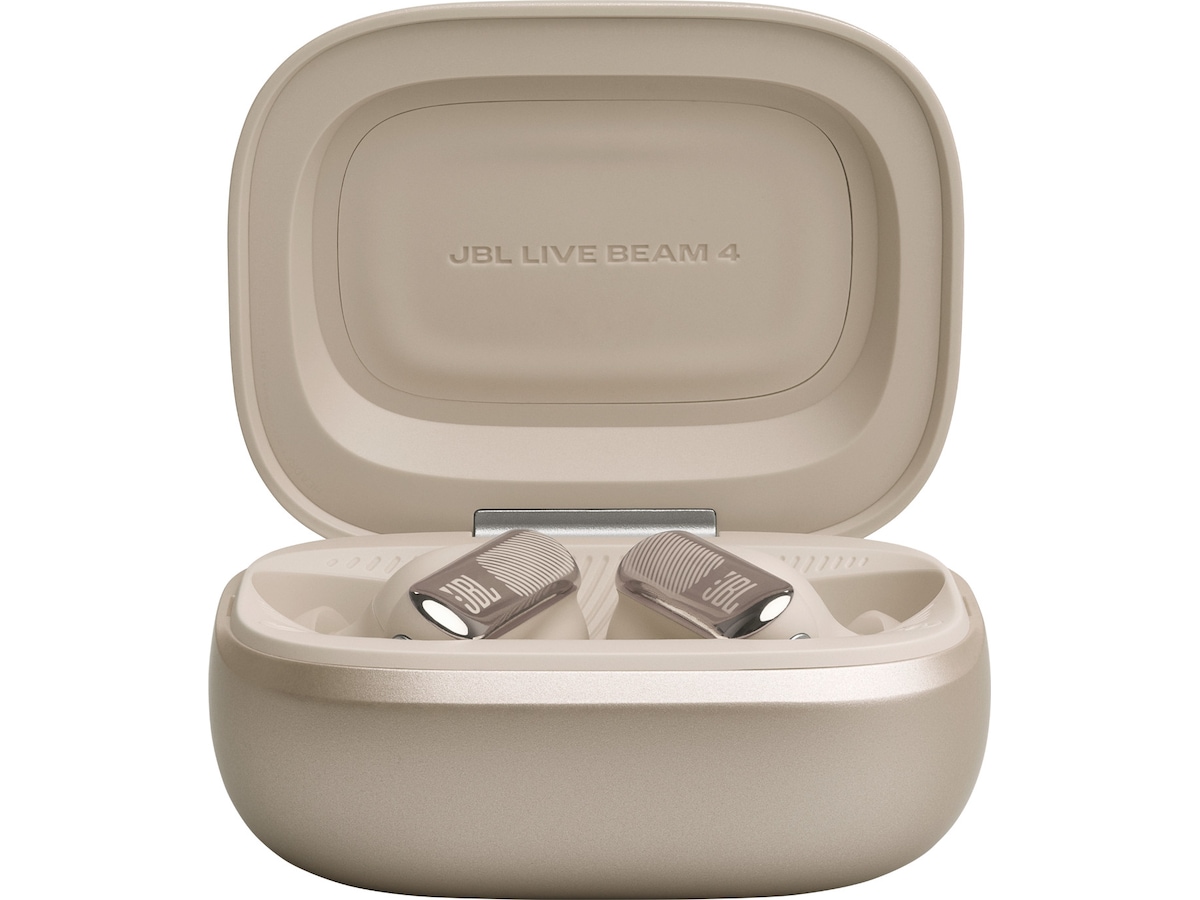 JBL Live Beam 4 trådløse ørepropper (champagne) In-ear høretelefoner