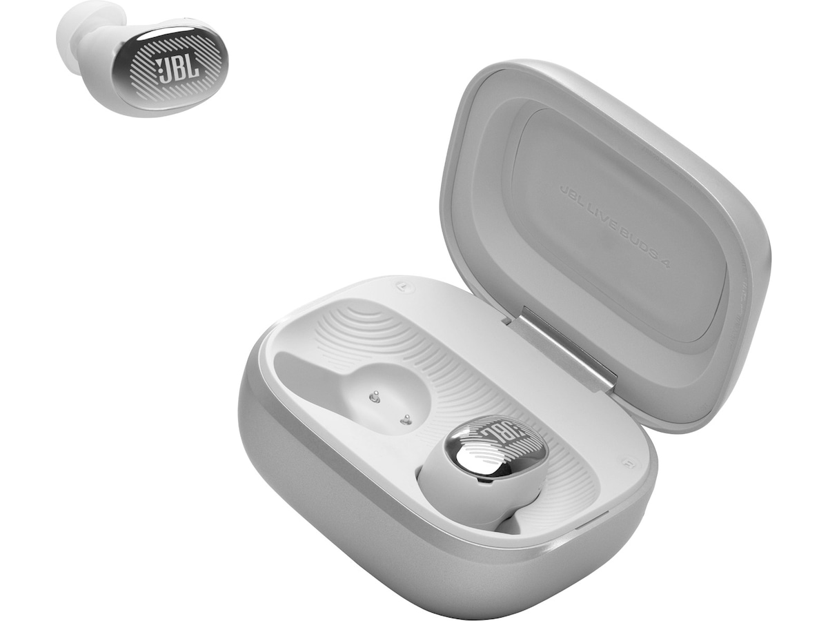 JBL LIVE BUDS 4 trådløse ørepropper (sølv) In-ear høretelefoner