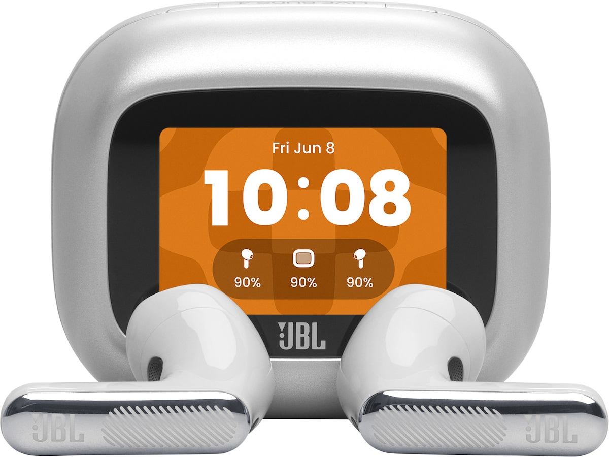 JBL LIVE FLEX 4 Trådløse ørepropper (sølv) In-ear høretelefoner