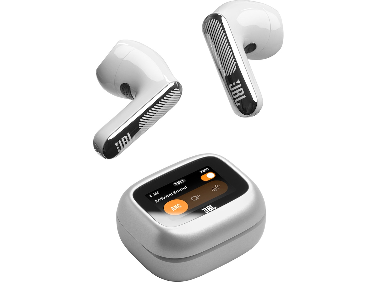 JBL LIVE FLEX 4 Trådløse ørepropper (sølv) In-ear høretelefoner