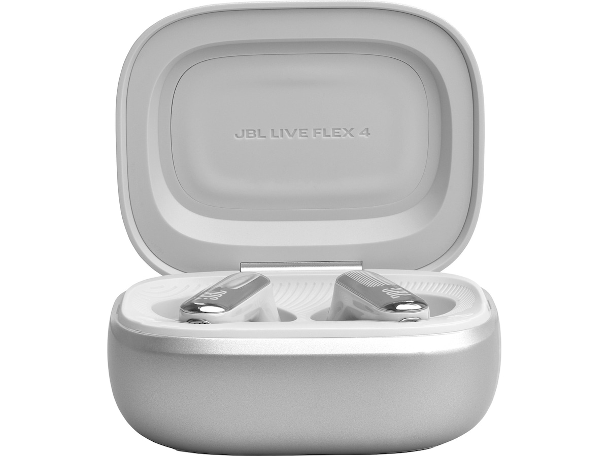 JBL LIVE FLEX 4 Trådløse ørepropper (sølv) In-ear høretelefoner