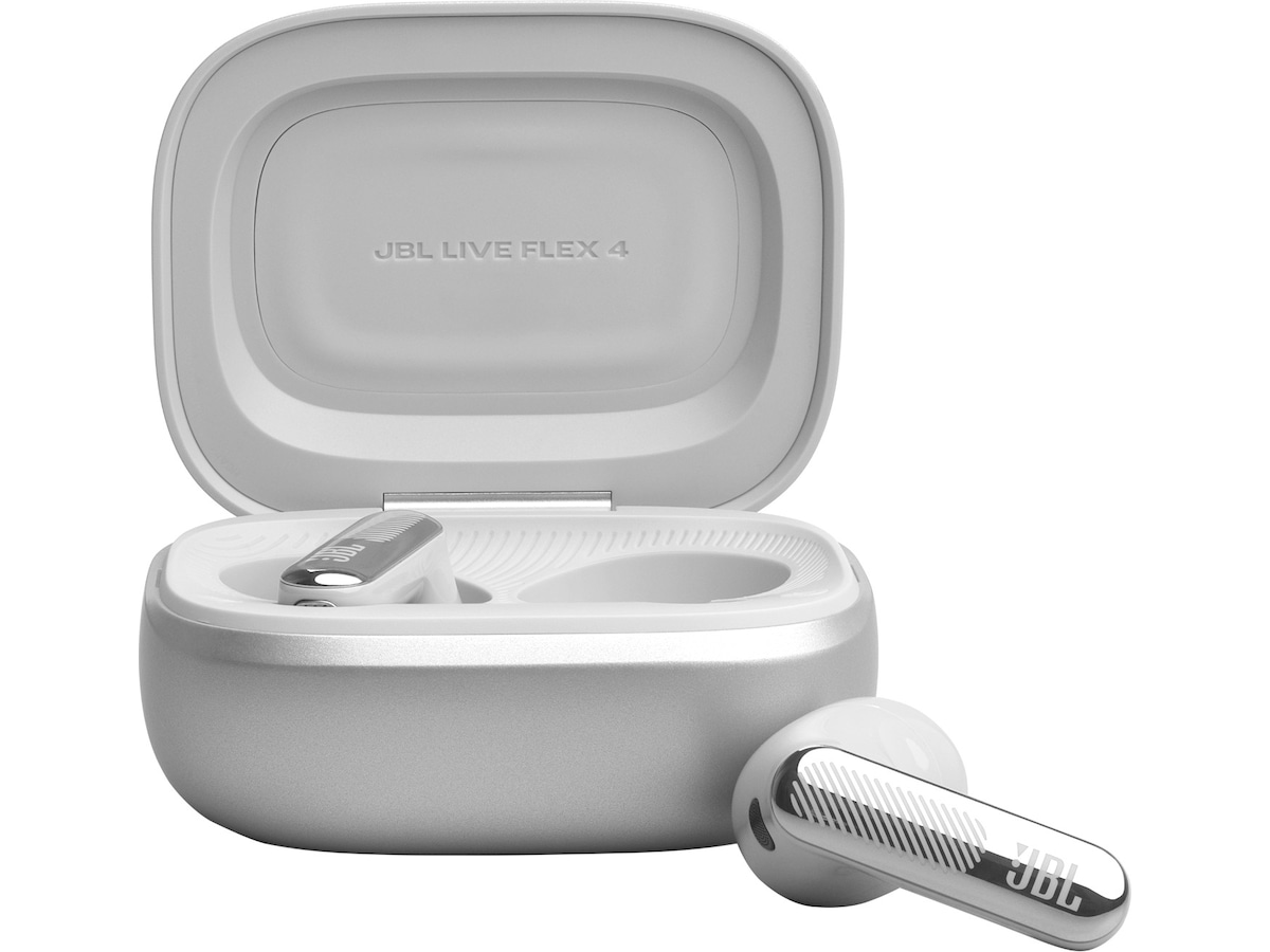 JBL LIVE FLEX 4 Trådløse ørepropper (sølv) In-ear høretelefoner