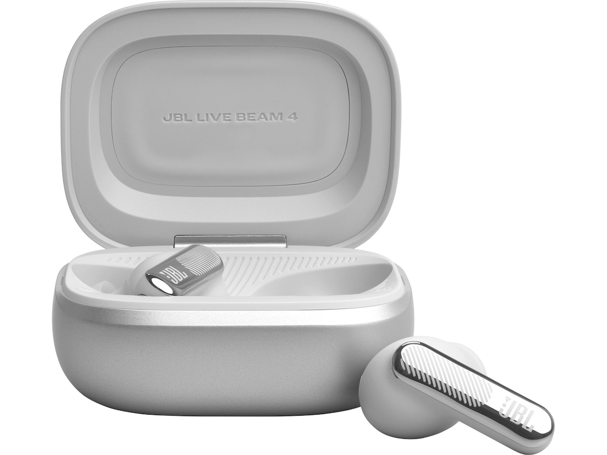 JBL Live Beam 4 Trådløse ørepropper  (sølv) In-ear høretelefoner