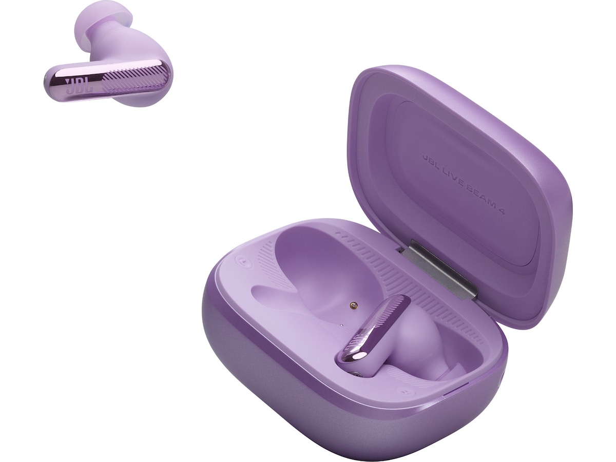 JBL Live Beam 4 trådløse ørepropper (lilla) In-ear høretelefoner