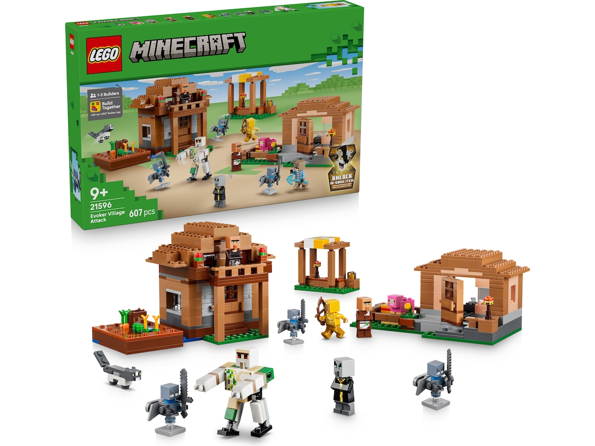 LEGO Minecraft Angrebet på åndemanerlandsbyen 21596 LEGO
