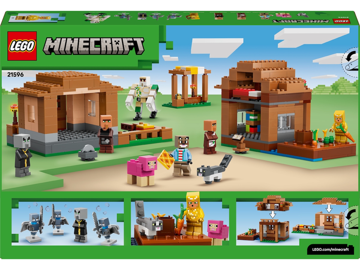 LEGO Minecraft Angrebet på åndemanerlandsbyen 21596 LEGO