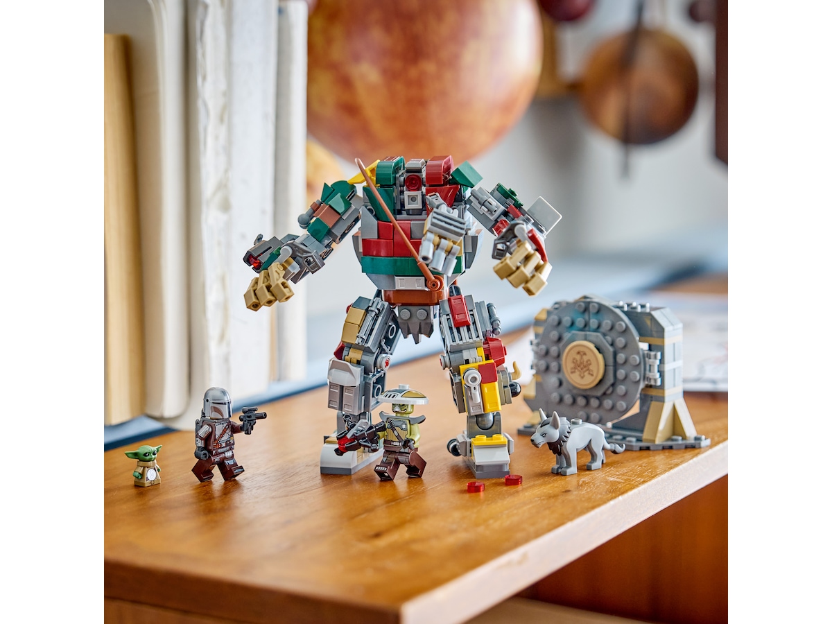 LEGO Star Wars Mandalorianeren og Grogu mod Huttpalassets Vagtdroide 75451 LEGO