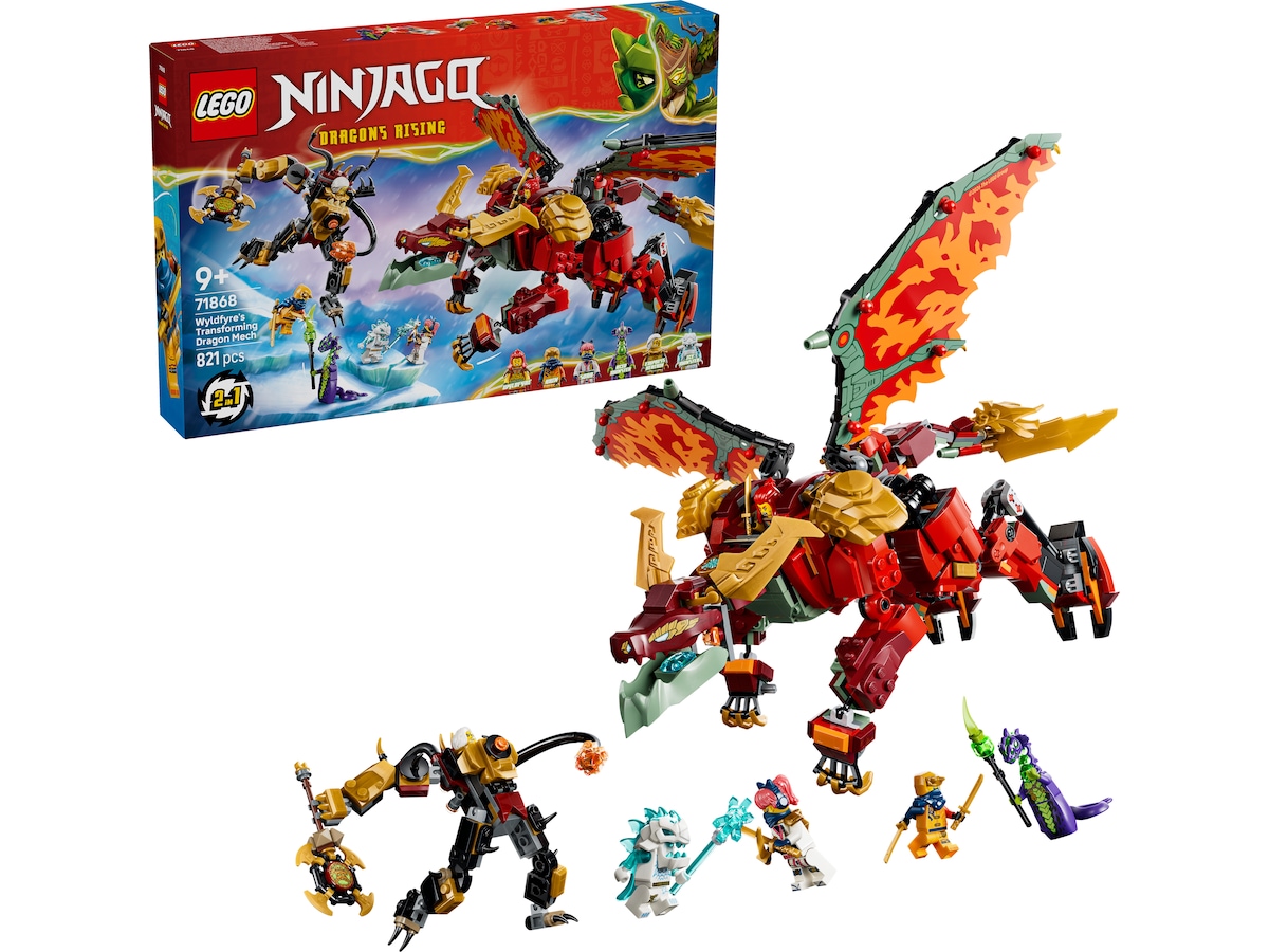 LEGO Wyldfyres forvandlingsdragerobot 71868 LEGO