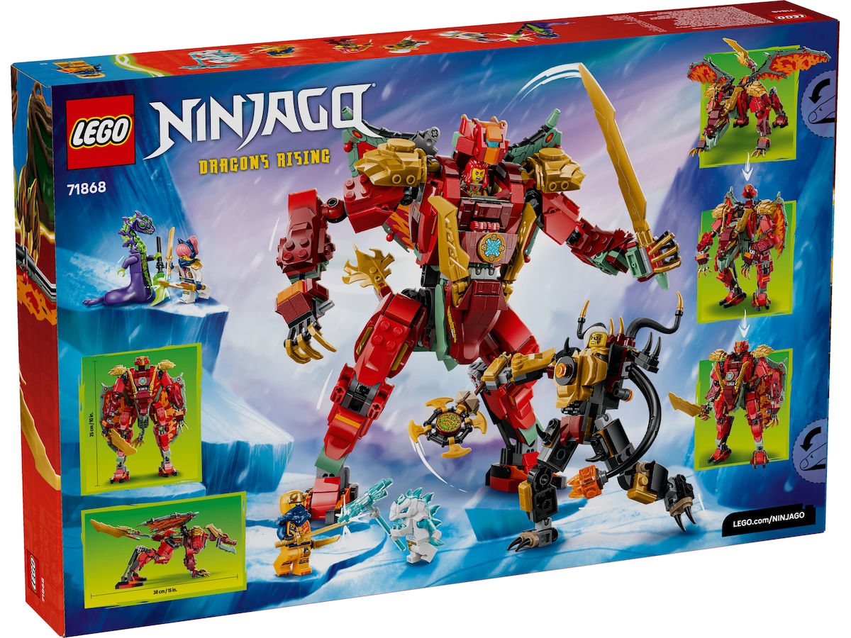 LEGO Wyldfyres forvandlingsdragerobot 71868 LEGO