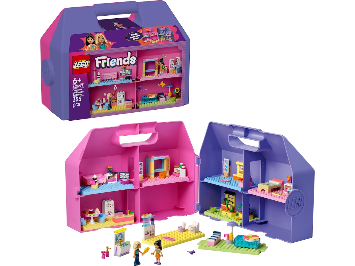 LEGO Friends Kreativ kuffert med dukkehus 42697 LEGO