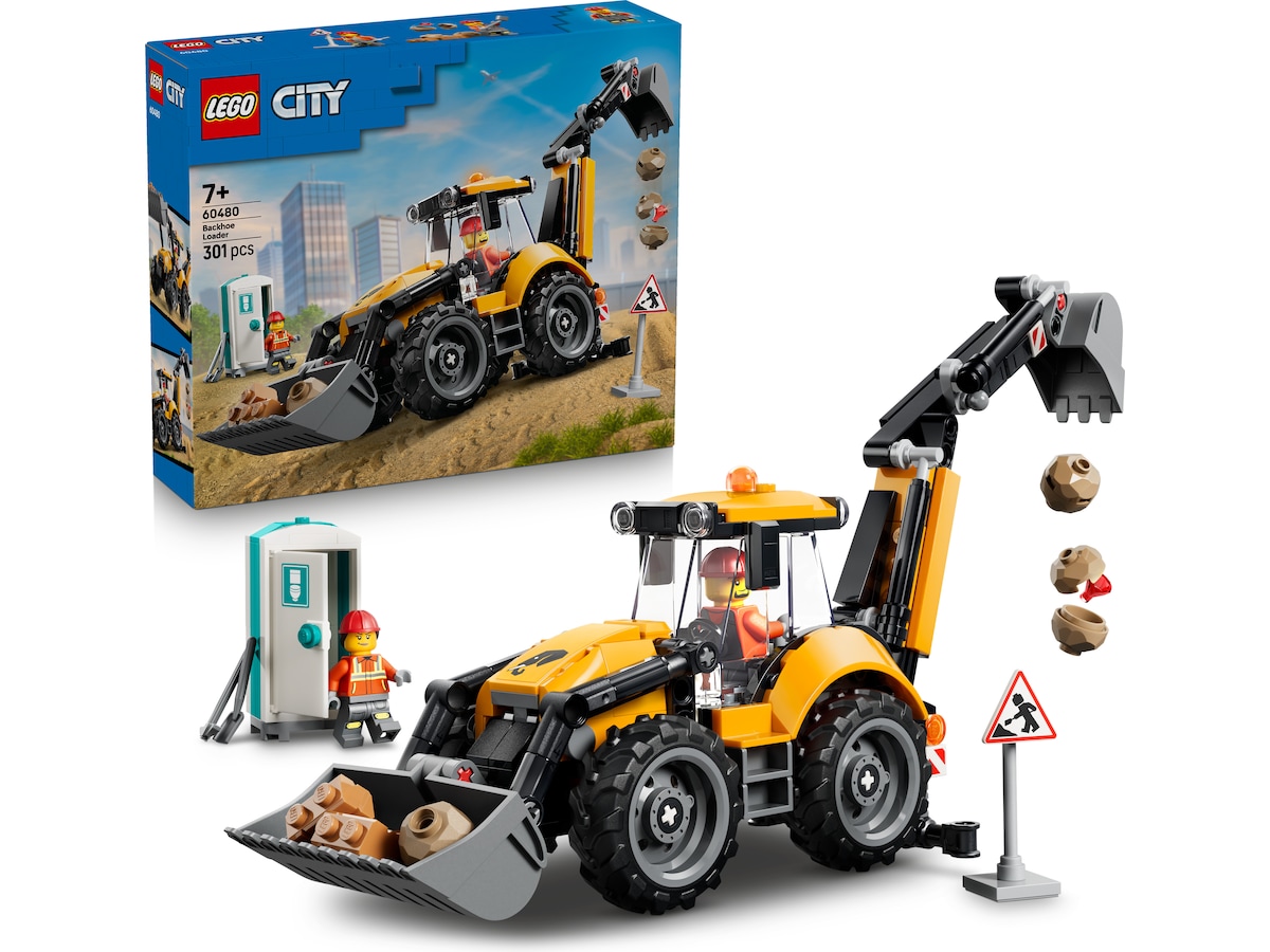 LEGO City Great Vehicles Gul gravlæsser 60480 LEGO