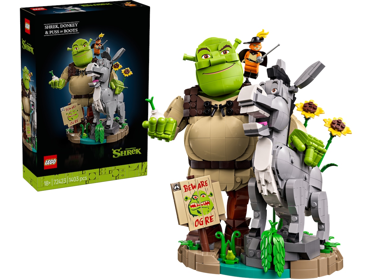LEGO Shrek, Æsel og Pus med Støvler 72423 LEGO