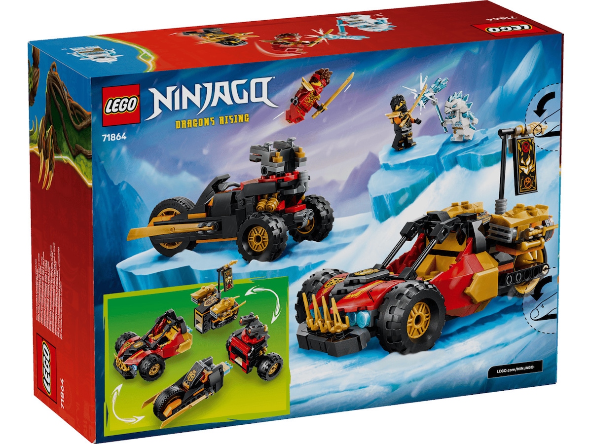 LEGO Ninjago Kais og Coles kombinationskøretøj 71864 LEGO