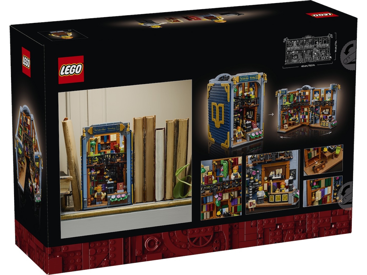 LEGO Icons Boghandel: Bogstøtte byggesæt 11379 LEGO