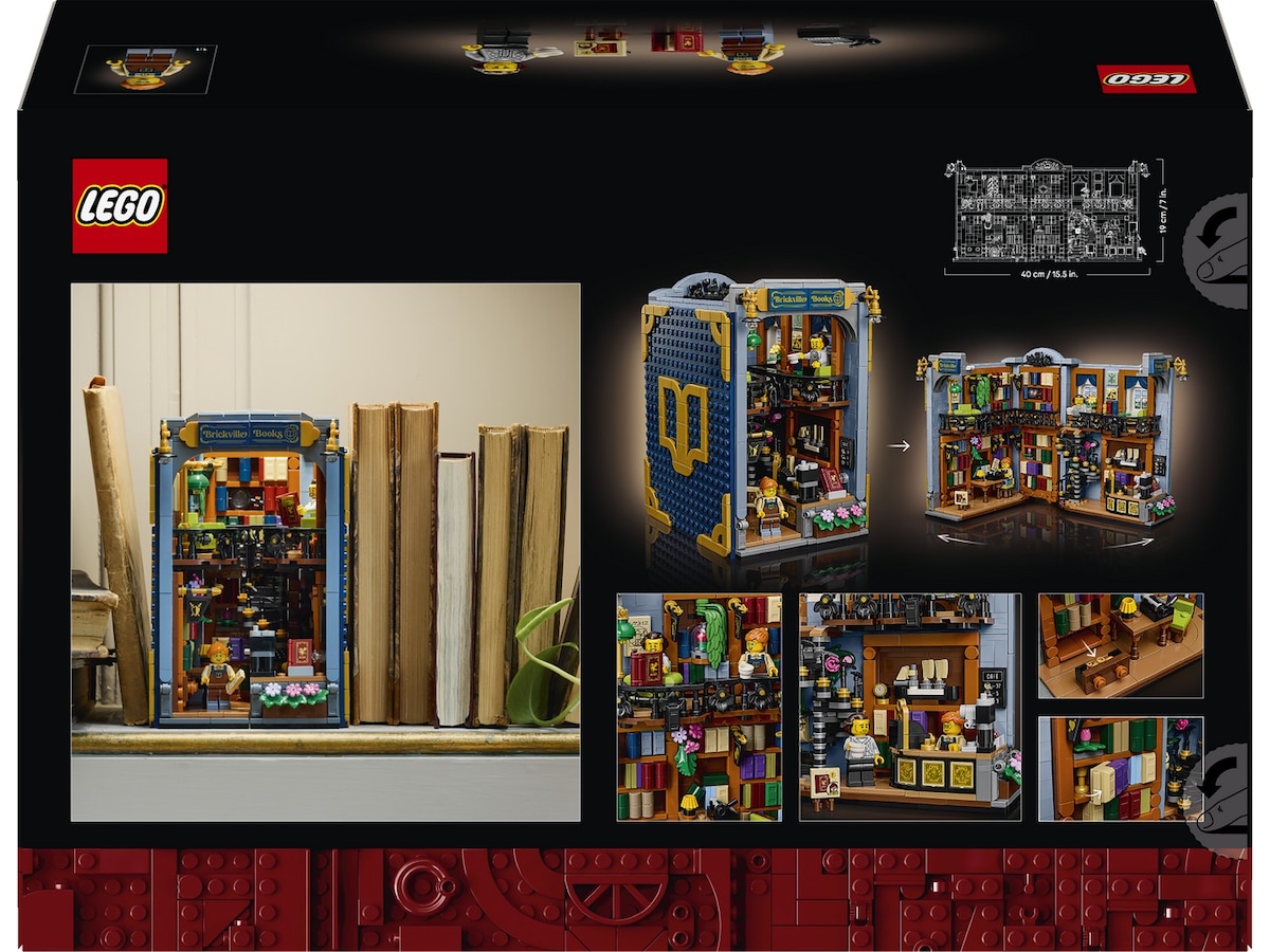LEGO Icons Boghandel: Bogstøtte byggesæt 11379 LEGO