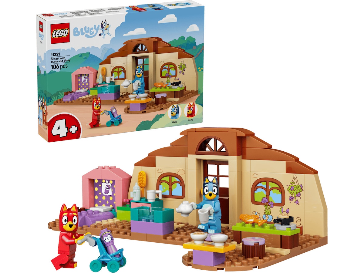LEGO Bluey Skolen med Rusty og Bluey 11221 LEGO