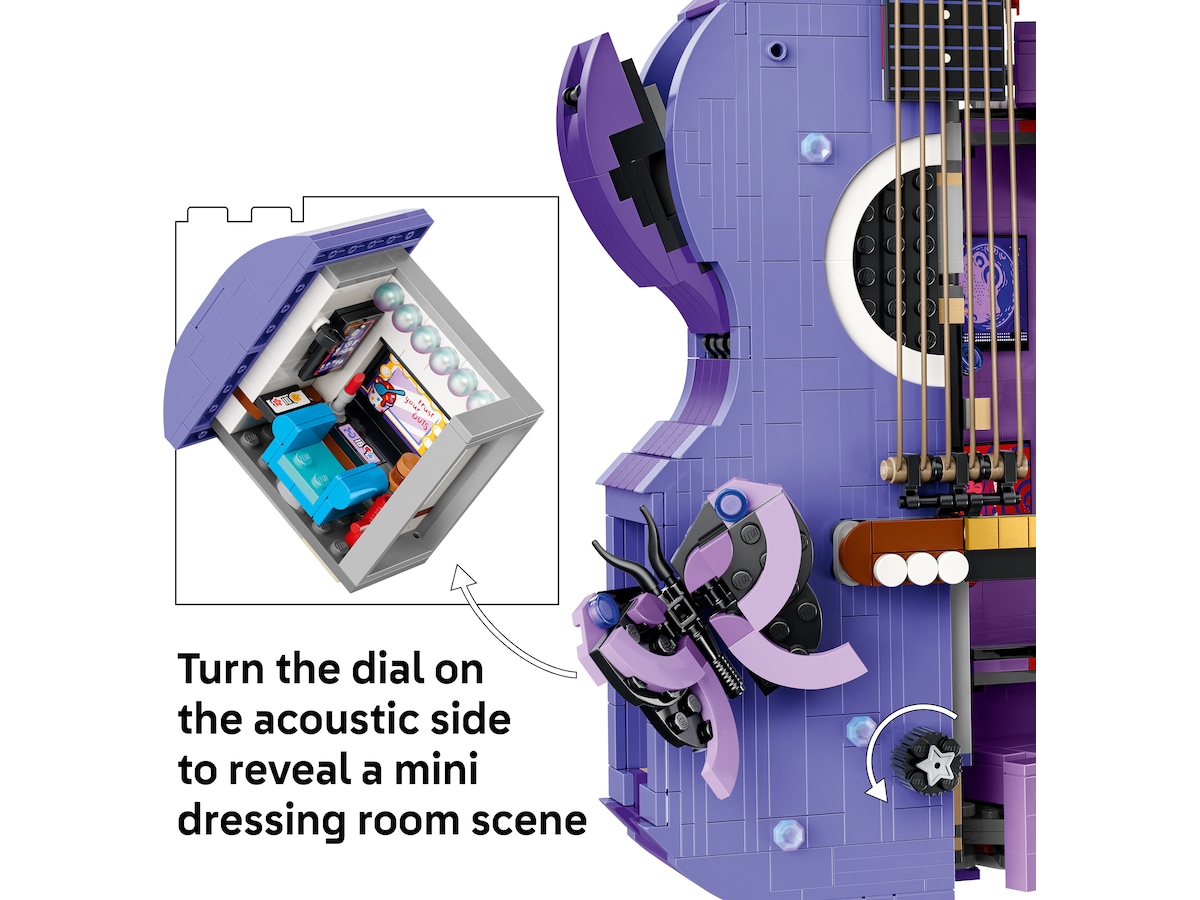 LEGO Editions Music Olivia Rodrigos tofarvede guitar 43031 LEGO