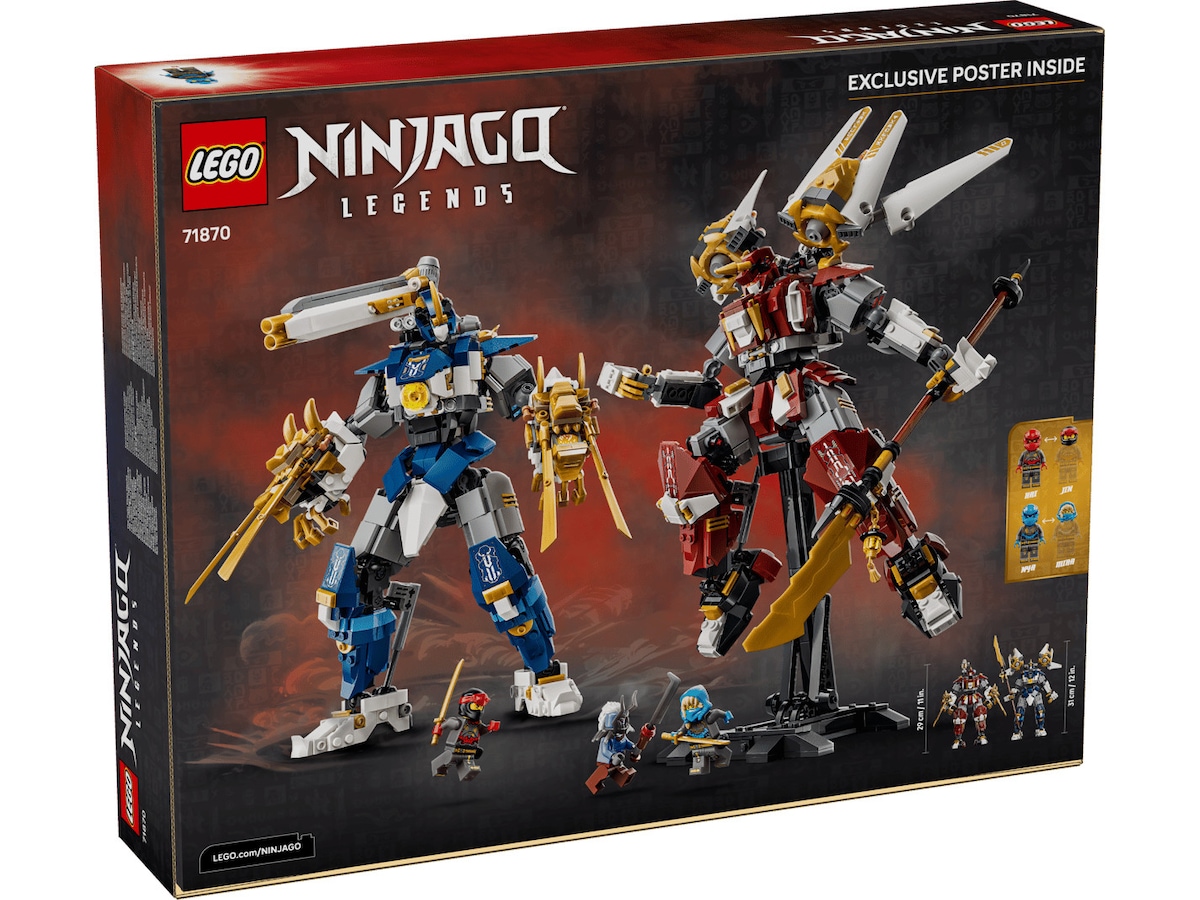 LEGO Ninjago Tvillingtitanrobotene 7187 LEGO