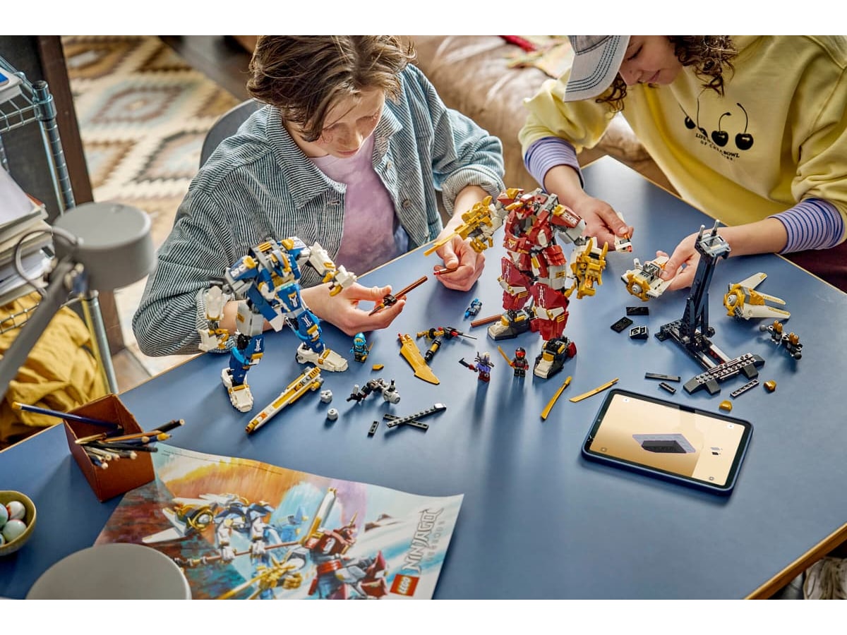 LEGO Ninjago Tvillingtitanrobotene 7187 LEGO