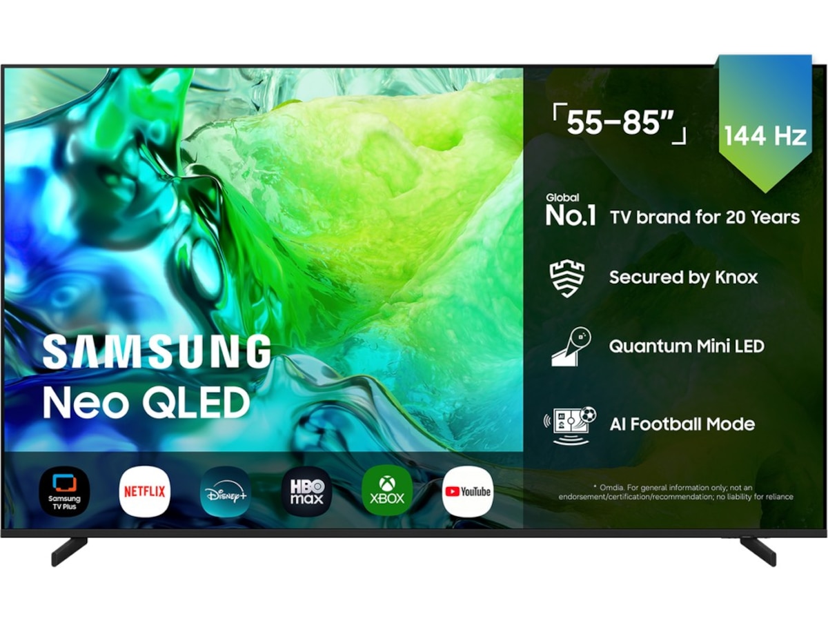 Samsung 85" QN82H Neo QLED 4K Mini LED Smart TV (2026) Over 80 tommer TV