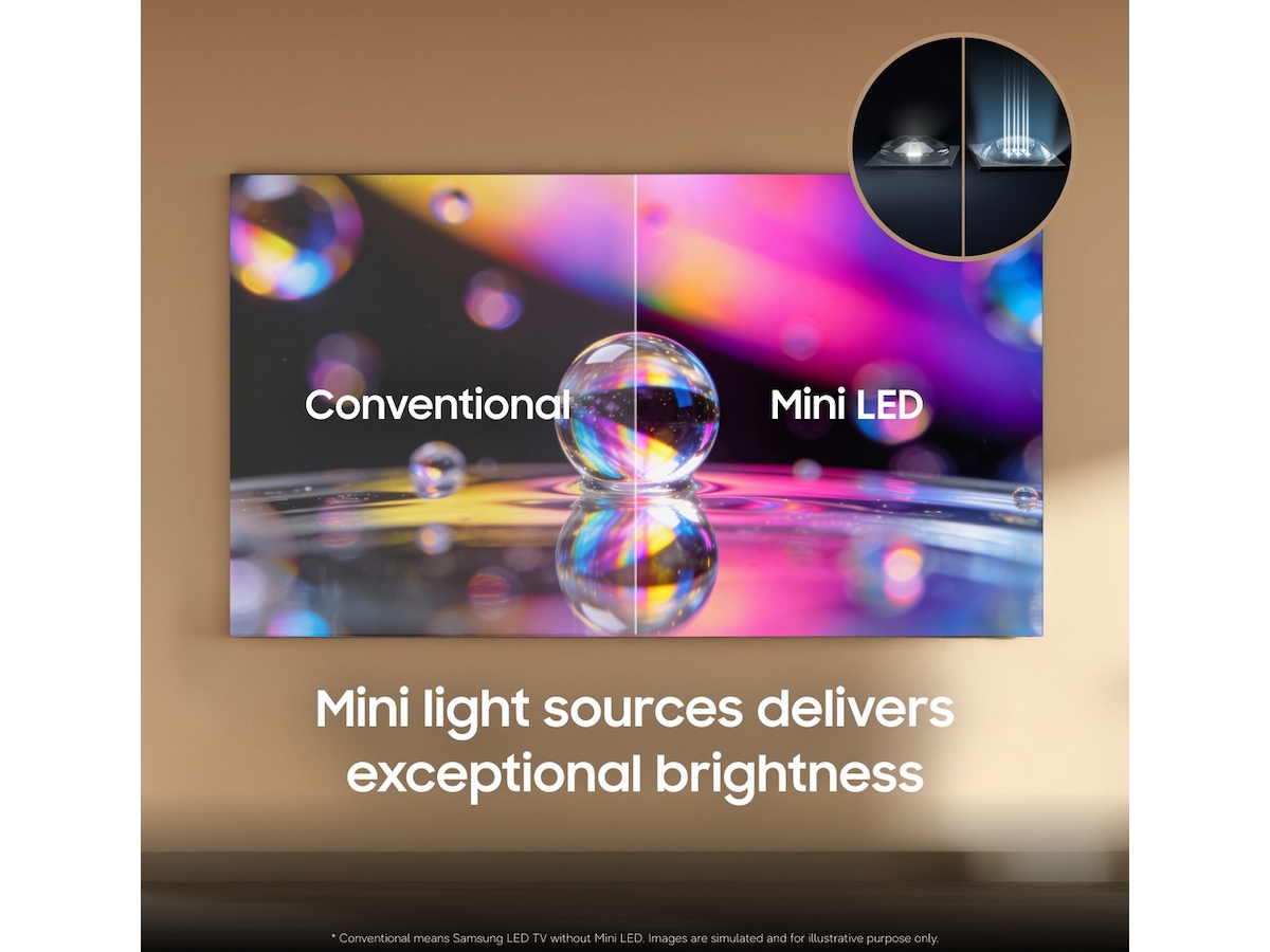 Samsung 55" M80H Mini LED 4K Smart TV (2026) 50 - 59 tommer TV