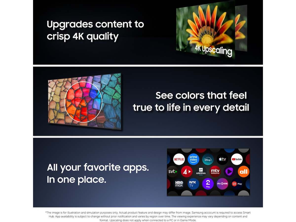 Samsung 75" M72H Mini LED 4K Smart TV (2026) 70 - 79 tommer TV
