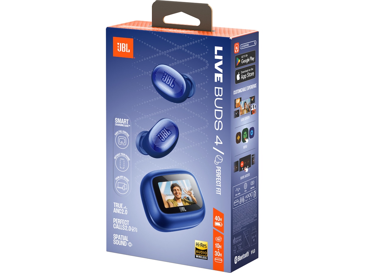JBL LIVE BUDS 4 trådløse ørepropper (blå) In-ear høretelefoner