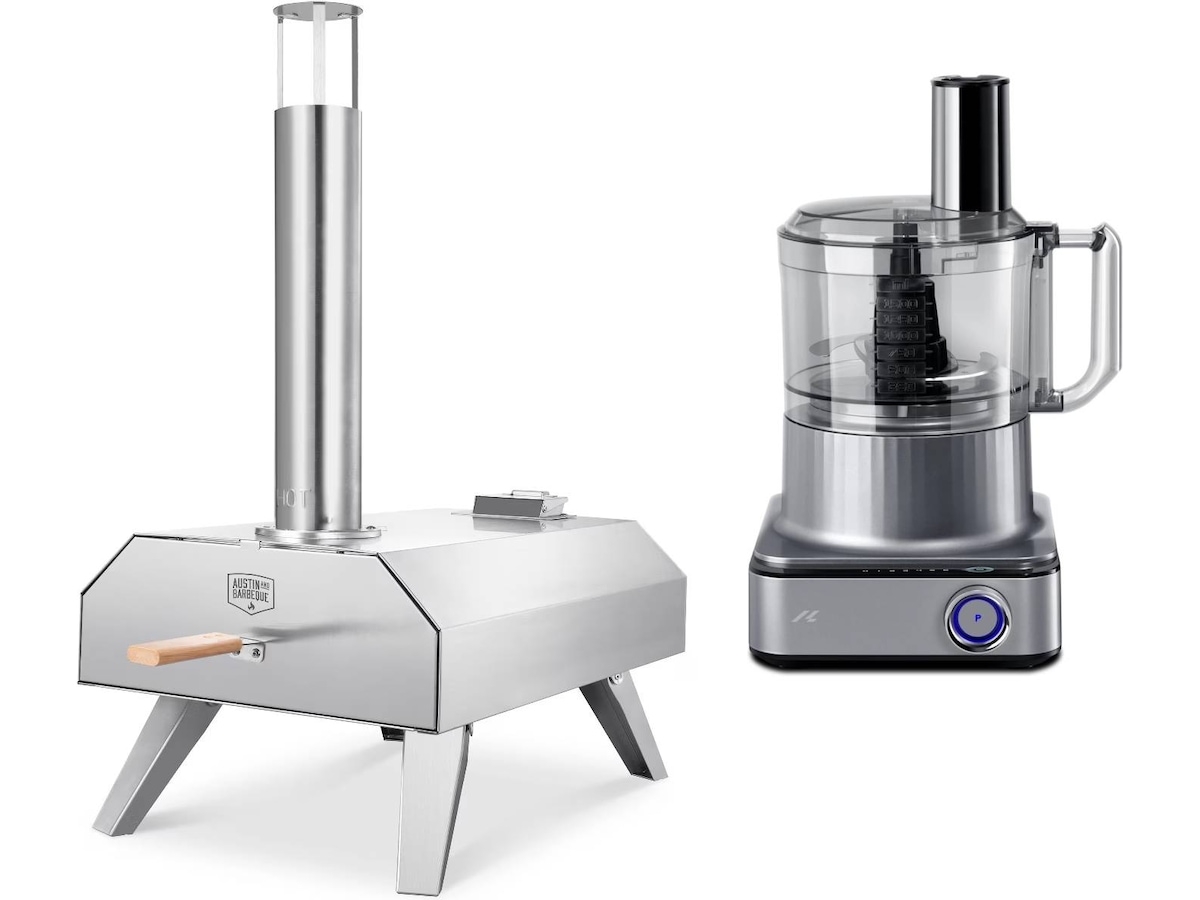 Austin and Barbeque Pizza pizzaovn pelletsfyret 12" + foodprocessor 