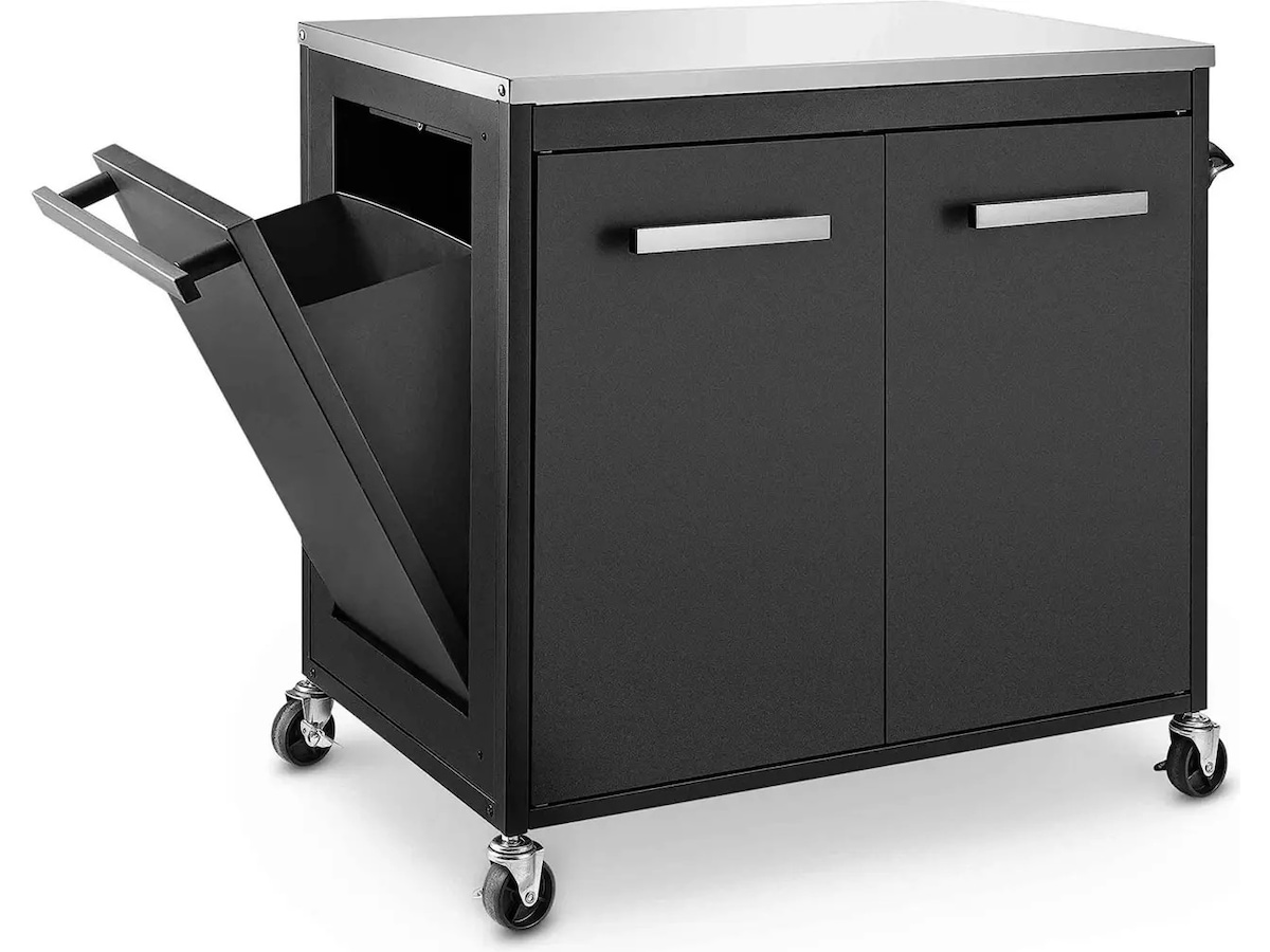 Austin and Barbeque Trolley Table With Doors Udendørsgrill – vogne