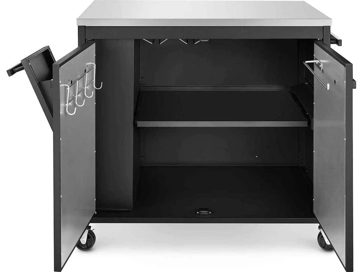 Austin and Barbeque Trolley Table With Doors Udendørsgrill – vogne
