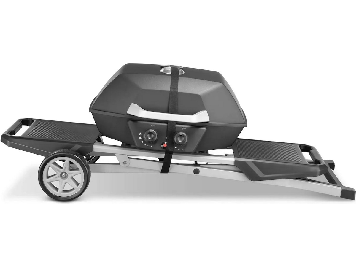 Bærbar gasgrill med dobbeltbrænder 4,5 kW Udendørsgrill