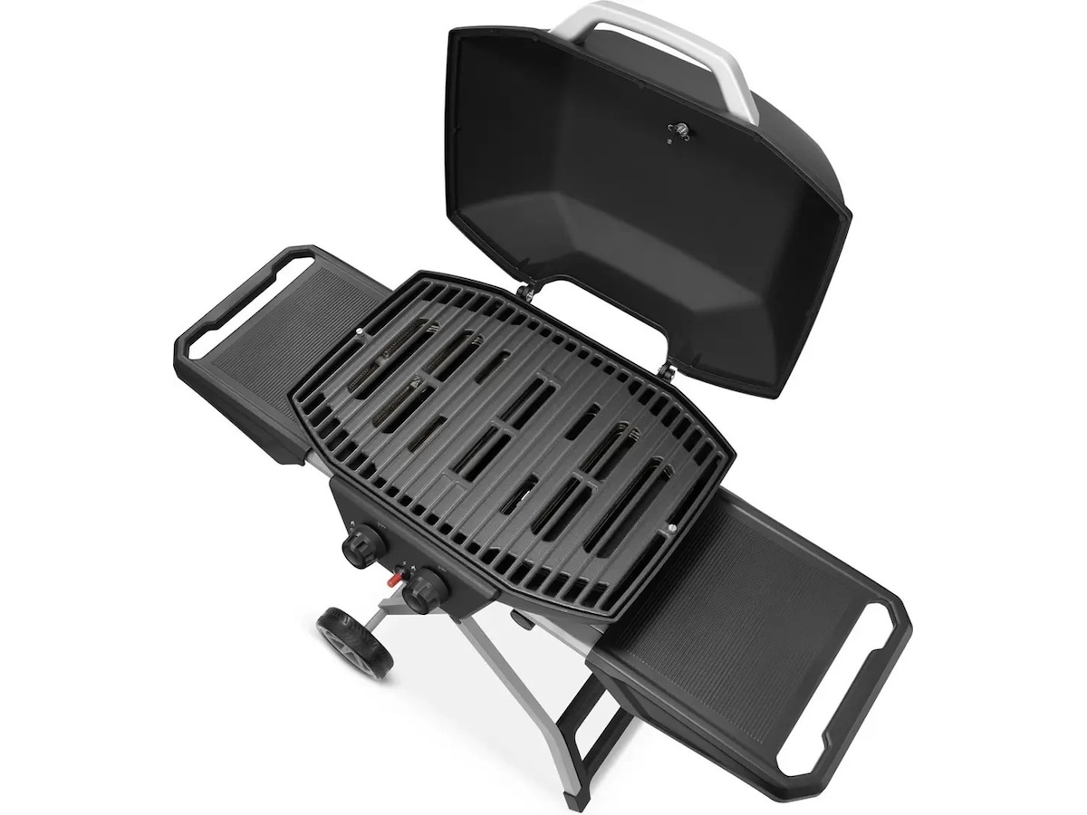 Bærbar gasgrill med dobbeltbrænder 4,5 kW Udendørsgrill