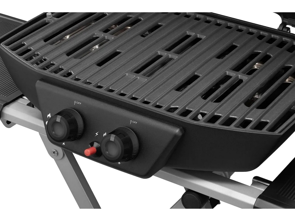 Bærbar gasgrill med dobbeltbrænder 4,5 kW Udendørsgrill