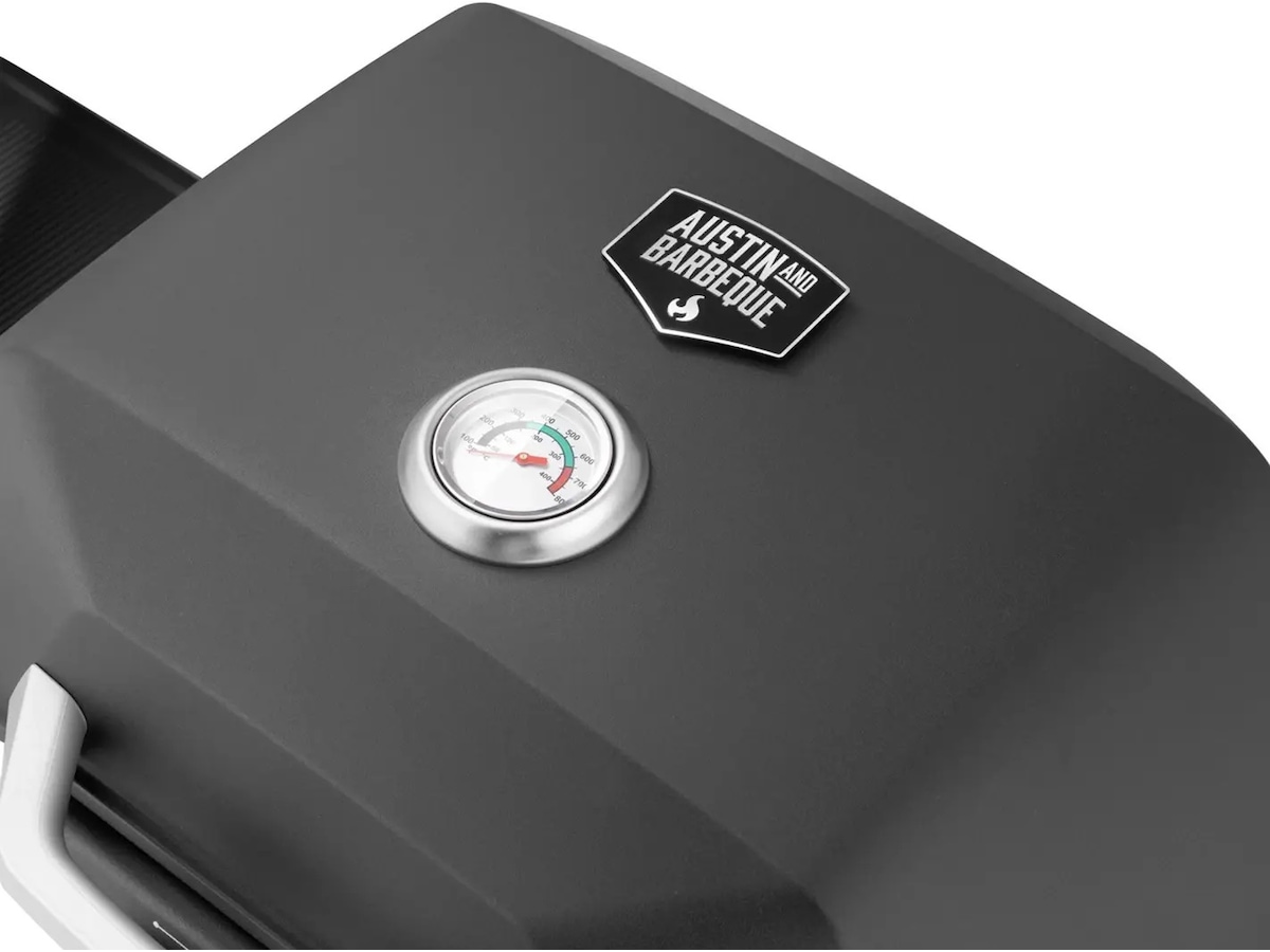 Bærbar gasgrill med dobbeltbrænder 4,5 kW Udendørsgrill