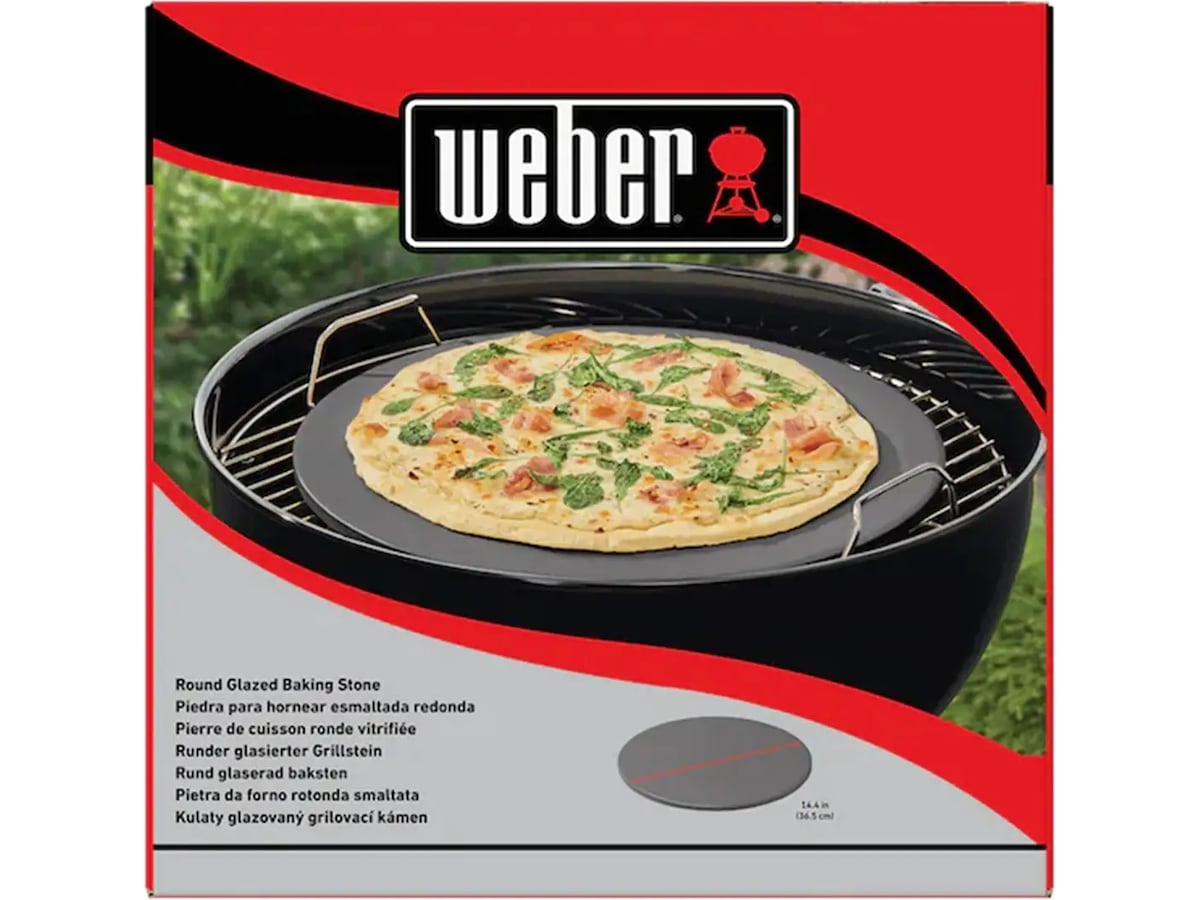 Weber Pizzasten Glaseret Rund 36cm Grillværktøj og tilbehør kit