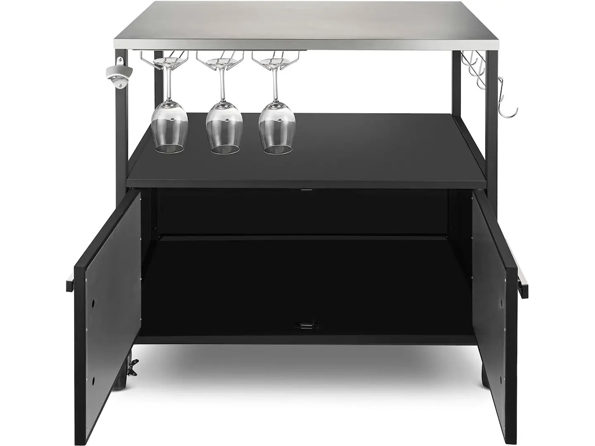Austin and Barbeque Sidebord med opbevaring Udendørsgrill – vogne