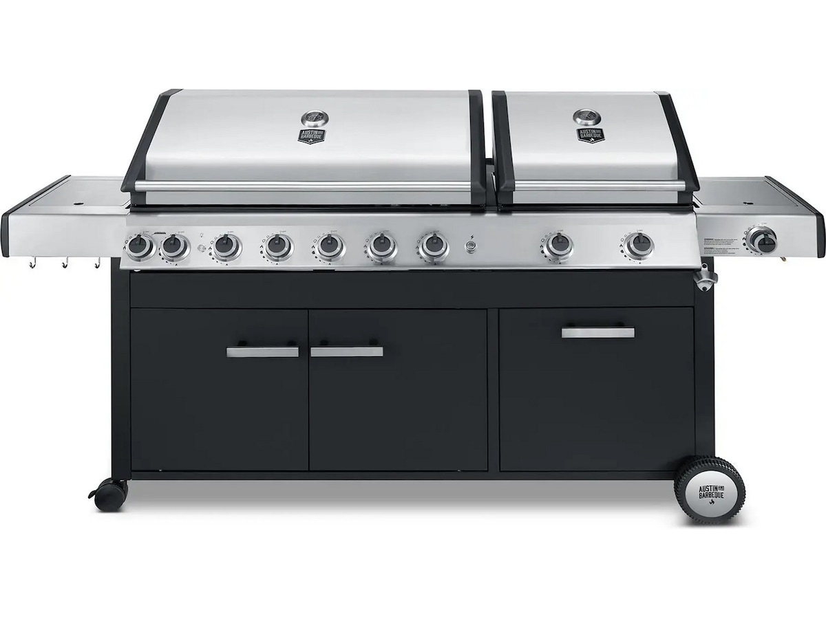 Austin and Barbeque Gasgrill 8+2 brændere Udendørsgrill