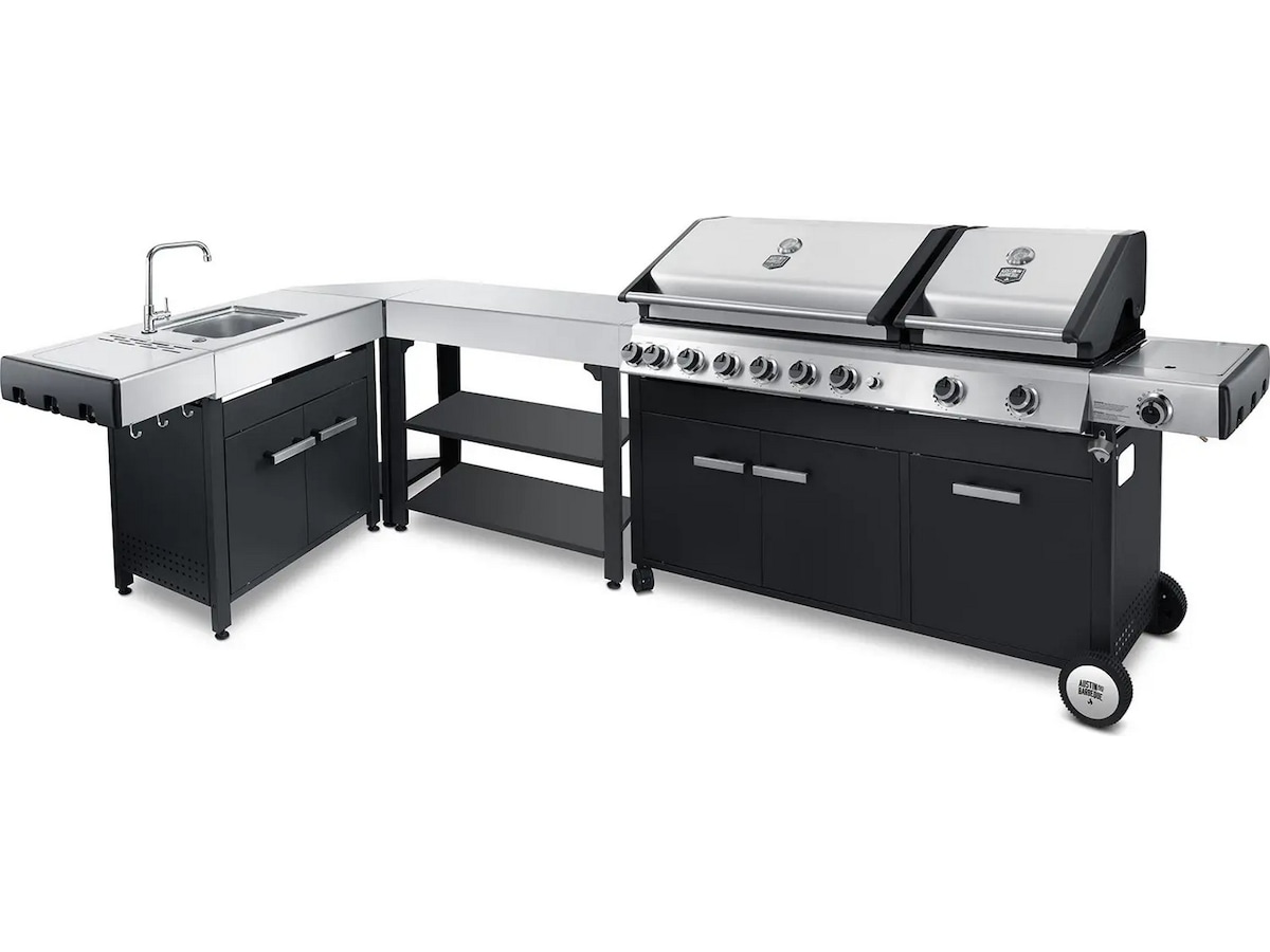 Austin and Barbeque Gasgrill 8+2 brændere Udendørsgrill