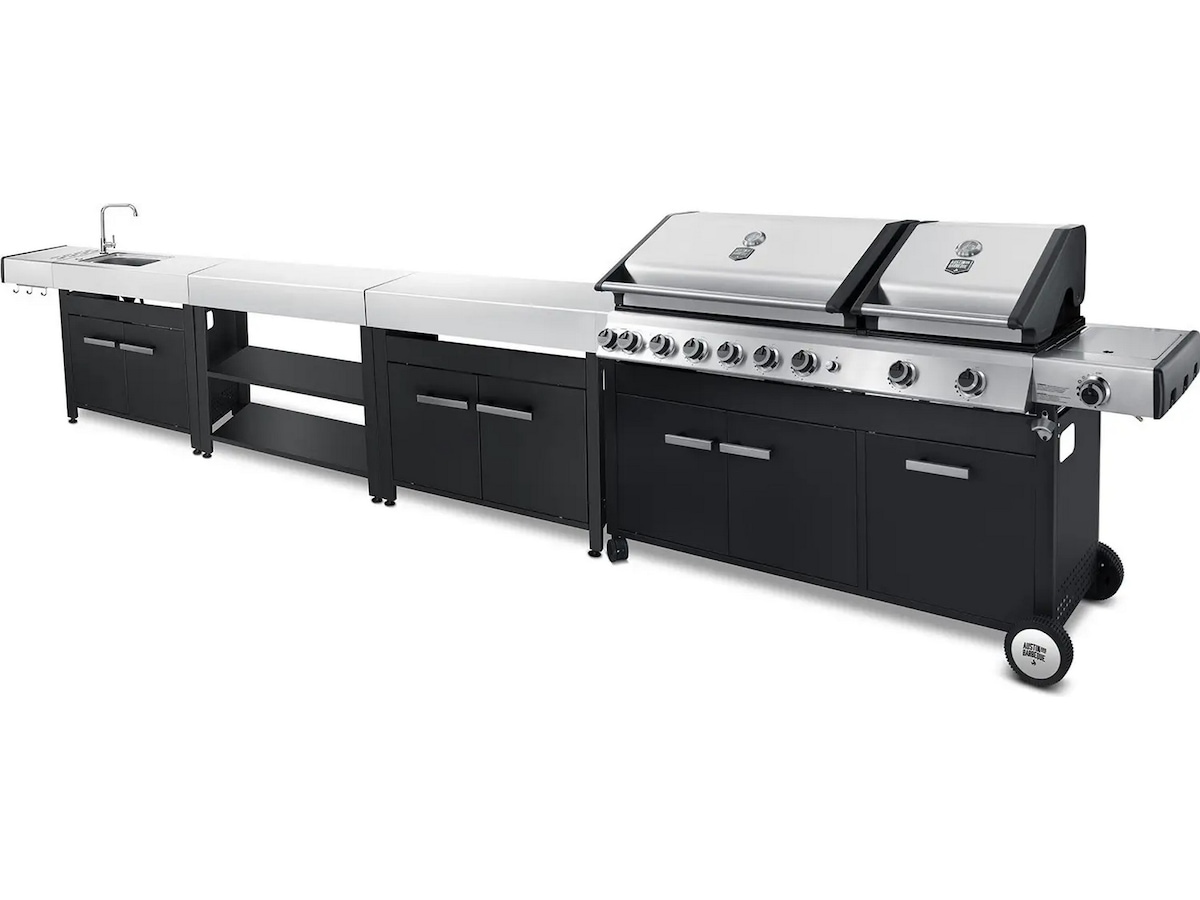 Austin and Barbeque Gasgrill 8+2 brændere Udendørsgrill