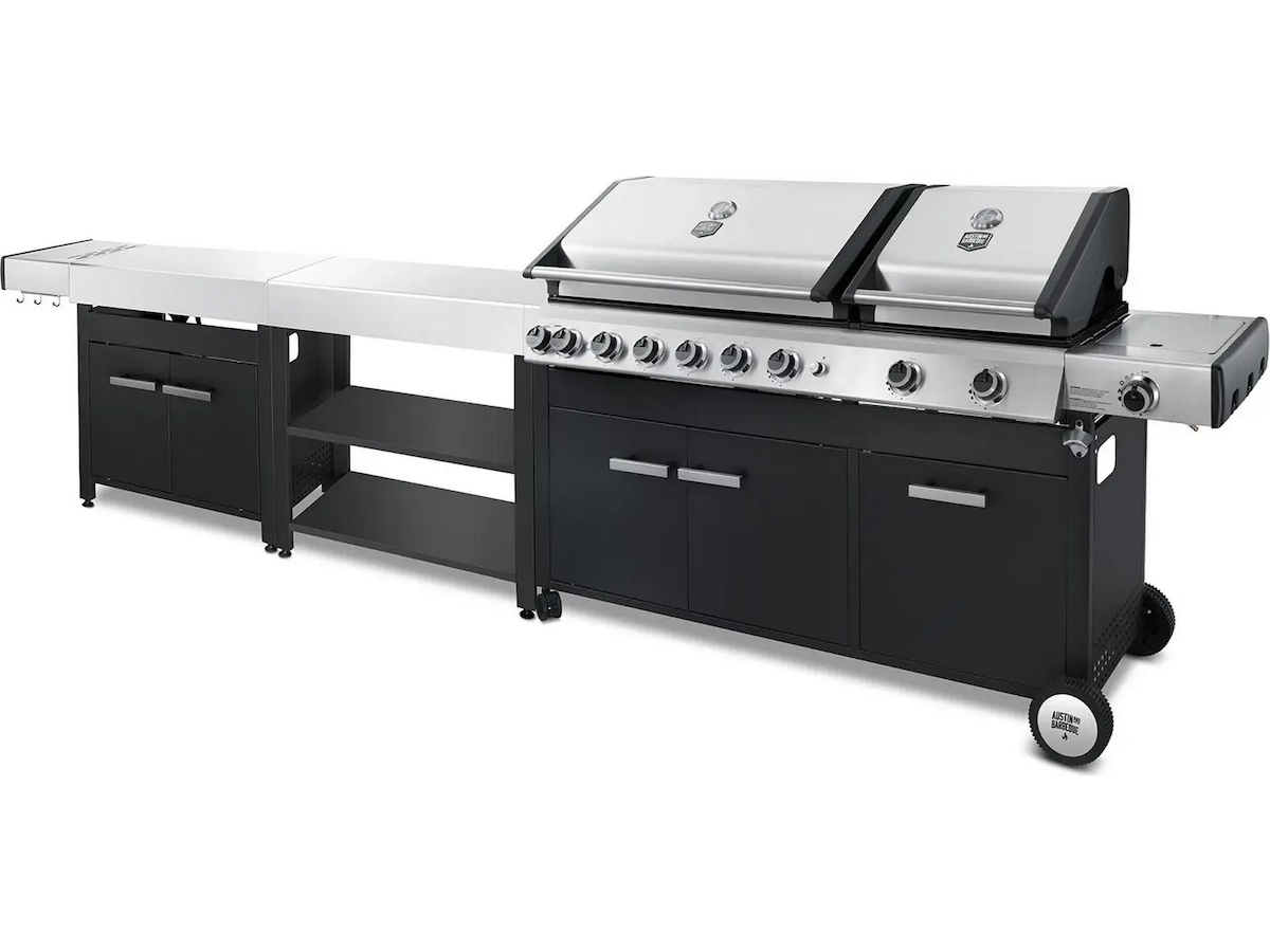 Austin and Barbeque Gasgrill 8+2 brændere Udendørsgrill