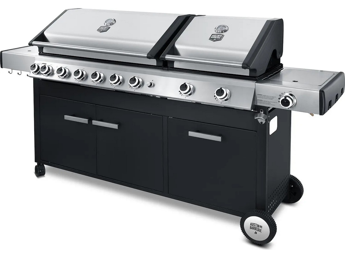 Austin and Barbeque Gasgrill 8+2 brændere Udendørsgrill