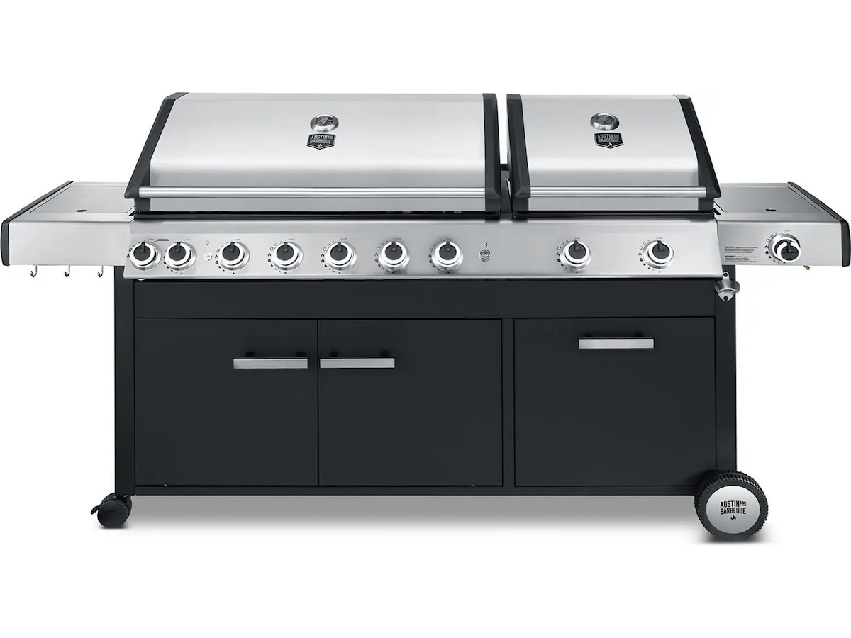 Austin and Barbeque Gasgrill 8+2 brændere Udendørsgrill