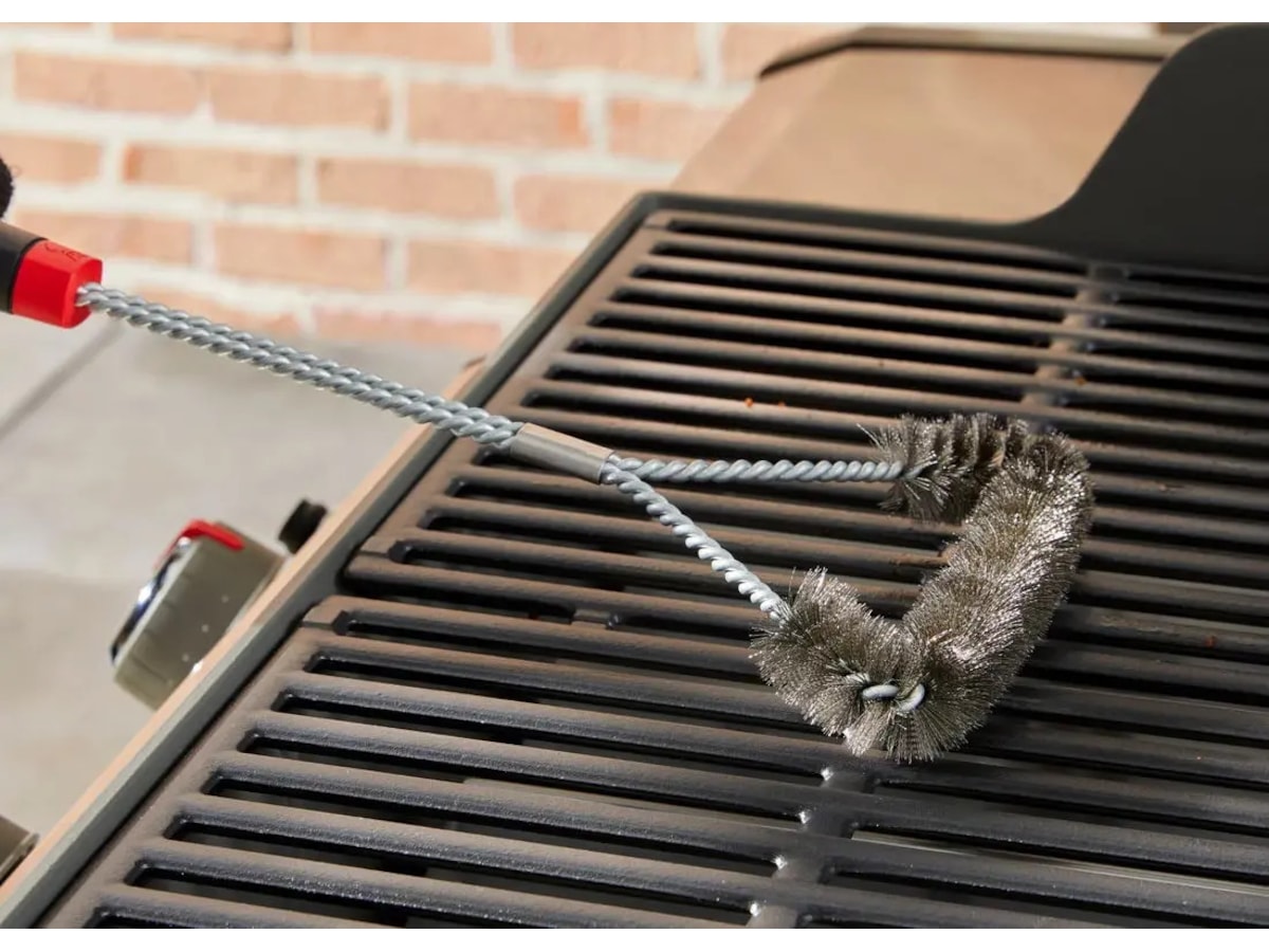 Weber Grillbørste Tresidet 46 cm Grillværktøj og tilbehør kit