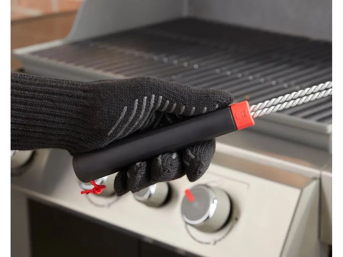 Weber Grillbørste Tresidet 46 cm Grillværktøj og tilbehør kit