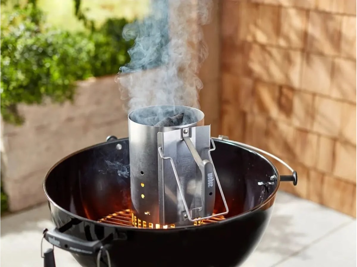 Weber Chimney Starter til Kul Grillværktøj og tilbehør kit