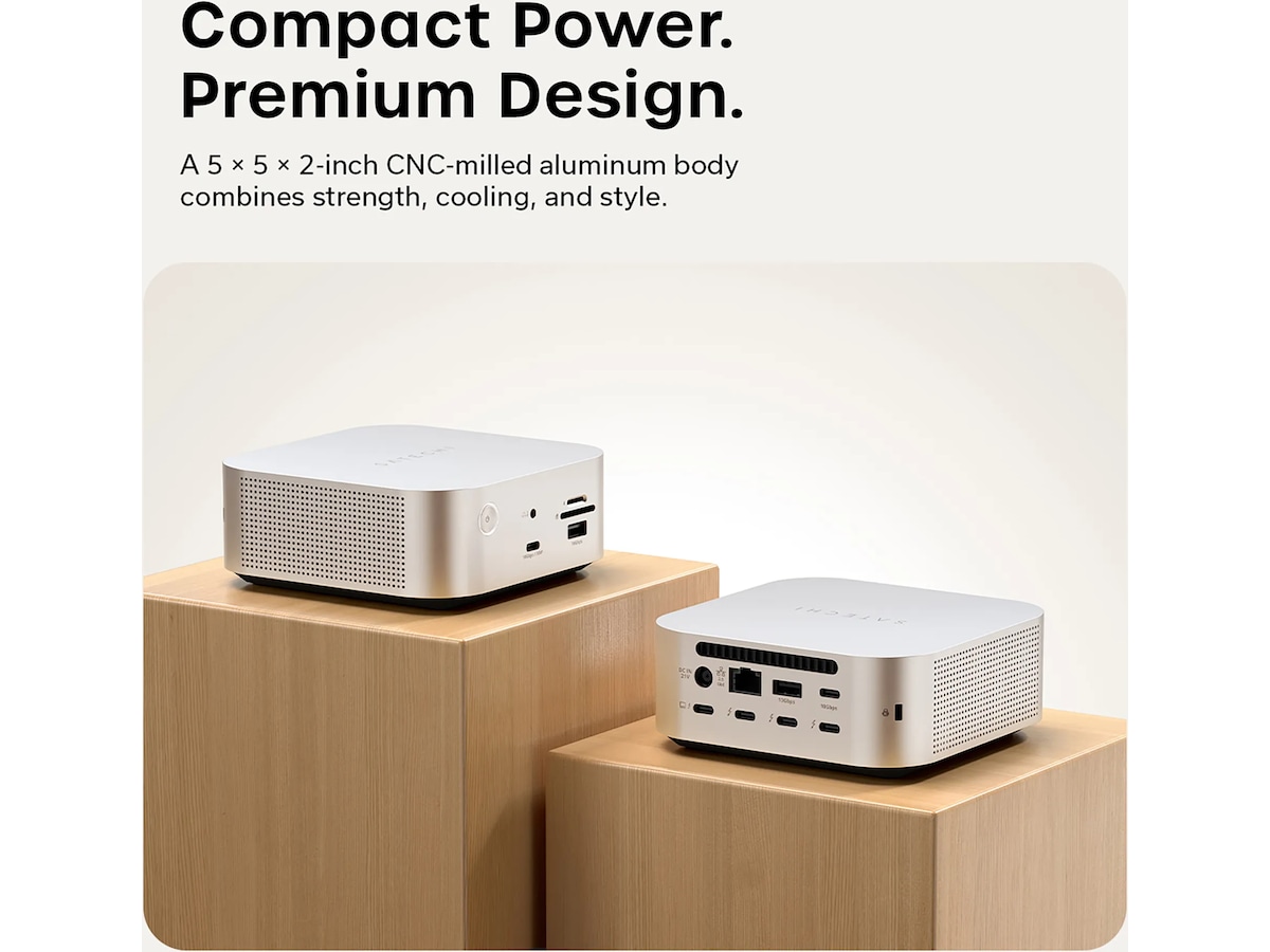 Satechi Thunderbolt 5 CubeDock™ med SSD-kabinet Dockingstation og USB-hub