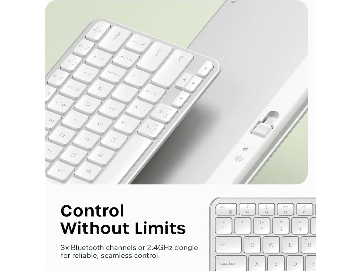 Satechi EX1 Slim trådløst tastatur nordisk layout Keyboards